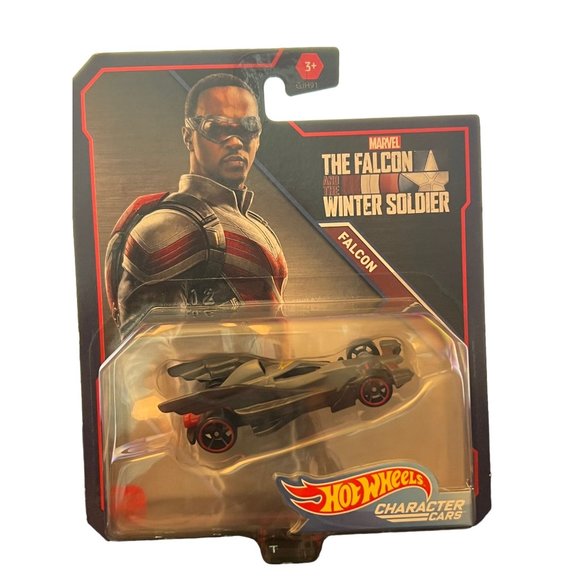 Marvel Hot Wheels Character Cars Falcon Winter Soldier 2019 NEW - Picture 1 of 4